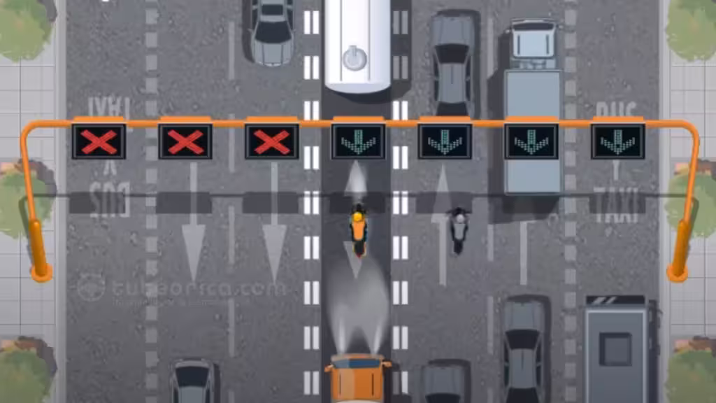 carril reversible