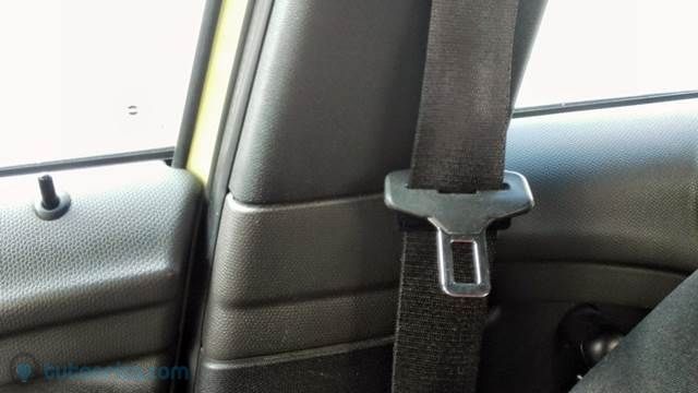 Placa de enganche del cinturón de seguridad