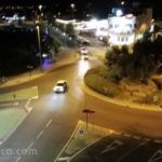Conduccion nocturna en via urbana