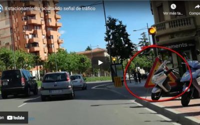 Estacionamiento ocultando señal, minivideo