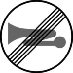 R-505 Fin de prohibición de señales acústicas