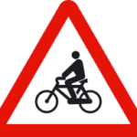 Señal peligro p22 ciclistas