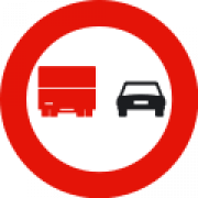 R306 Adelantamiento prohibido camiones