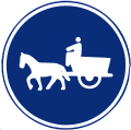 R-408 Camino para vehículos de tracción animal
