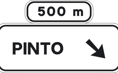 S230. Preseñalización con señales sobre la calzada en carretera convencional hacia carretera convencional
