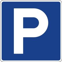 S17 Estacionamiento señal indicación