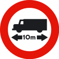 R203 Limitacion de longitud señales de reglamentacion trafico