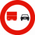 R306 senyal trafico, reglamentacion, adelantamiento camiones