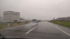 Lluvia en autovia