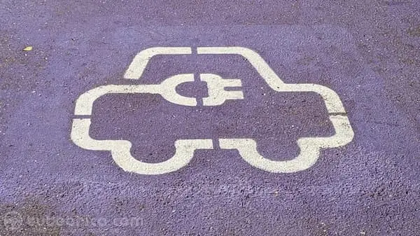 Pictograma de vehículo electrico