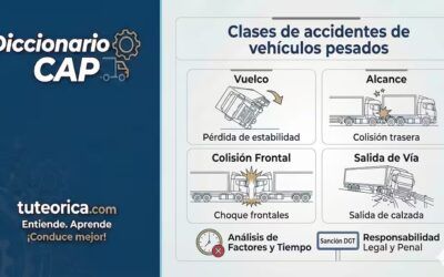 Clases de accidentes de vehículos pesados