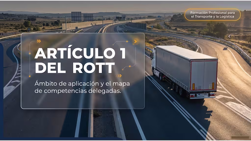 destacada artículo 1 del rott